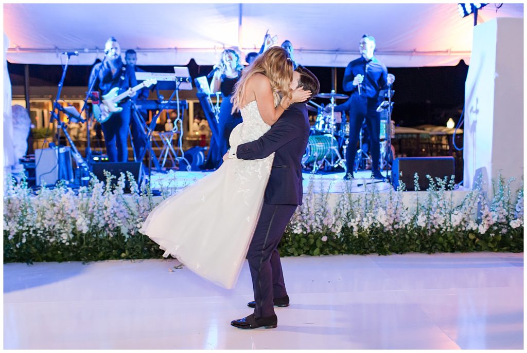 first dance at fisher island wedding