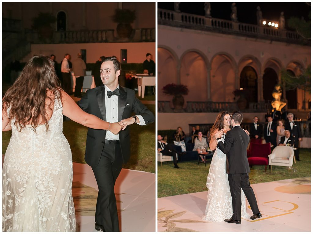 first dances at ringling wedding