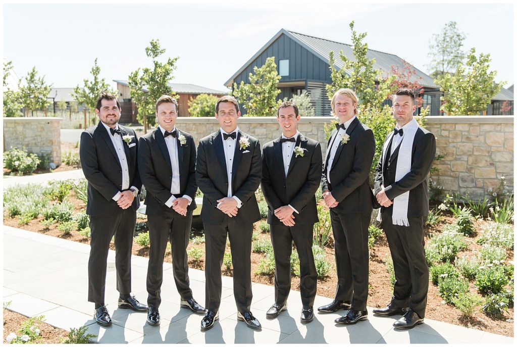 Groomsmen at Stanly Ranch
