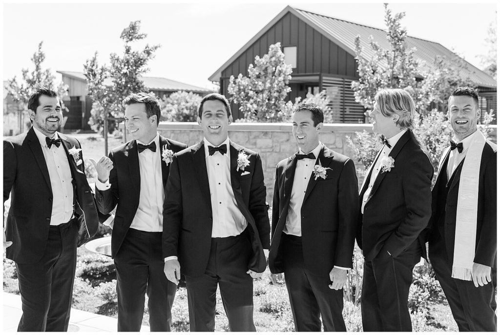 Groomsmen at Stanly Ranch