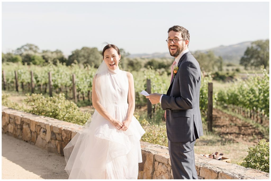 Micro wedding at hamel winery