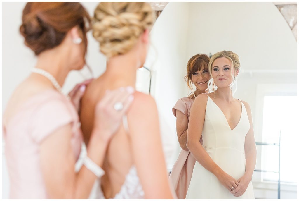 Bride getting ready on property at Annadel Estate Winery Wedding