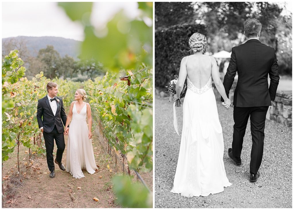 Alexandra Grecco gown at Annadel Estate Winery wedding