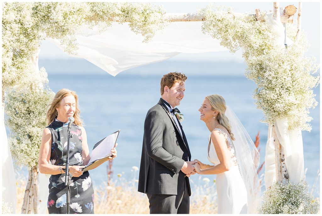 Bainbridge Island wedding ceremony