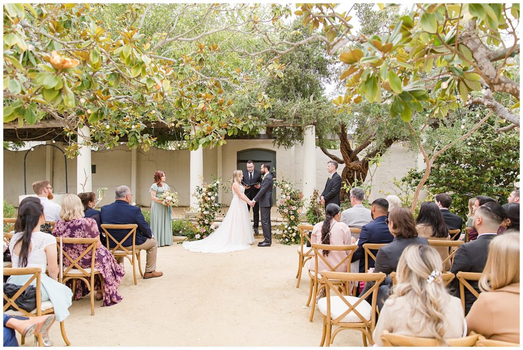Memory Garden Monterey wedding ceremony