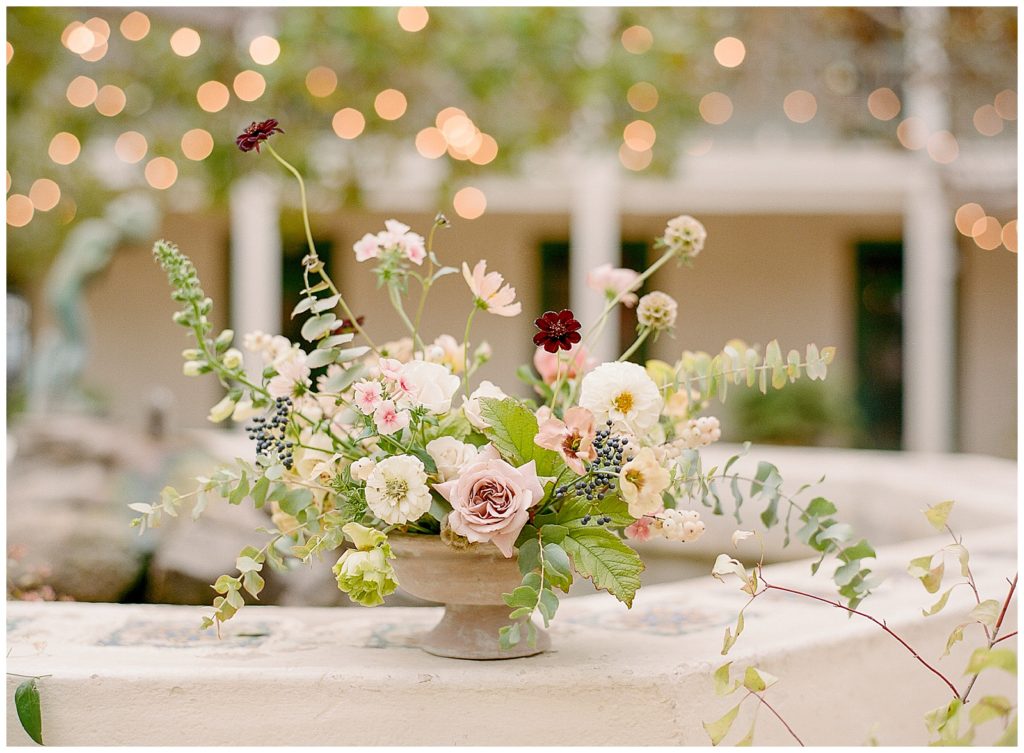 Mandy's Garden Design Florals for Memory Garden wedding in Monterey