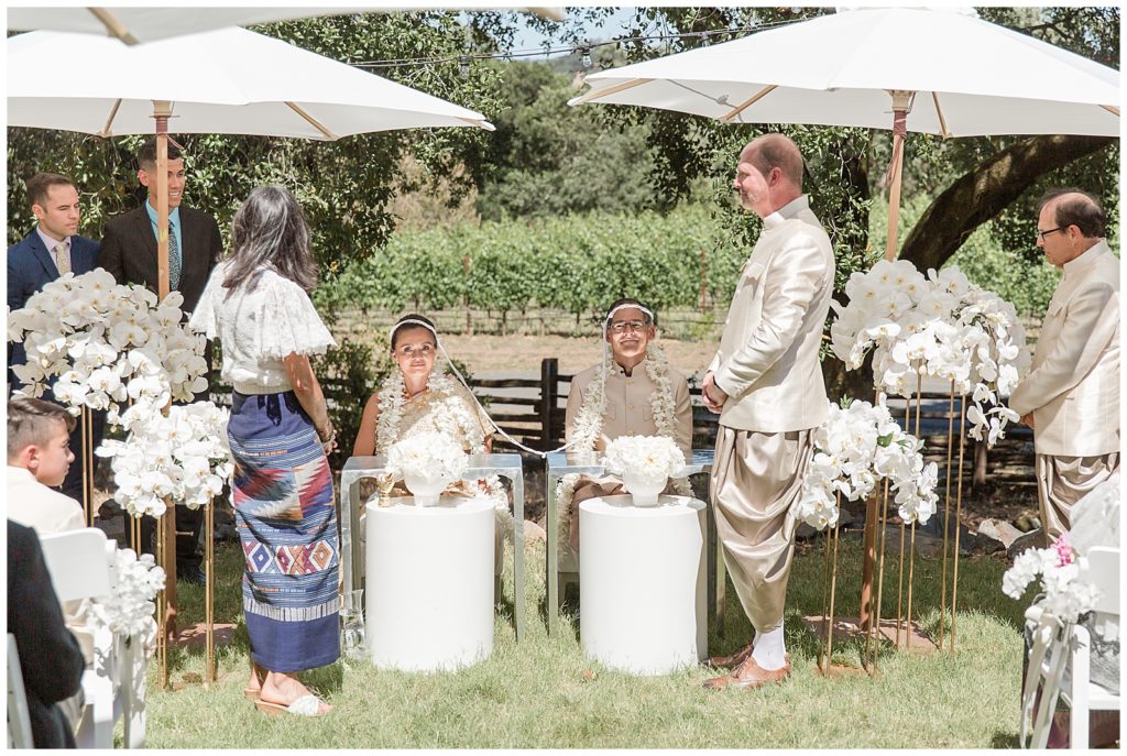 Water blessing ceremony at Arista Winery