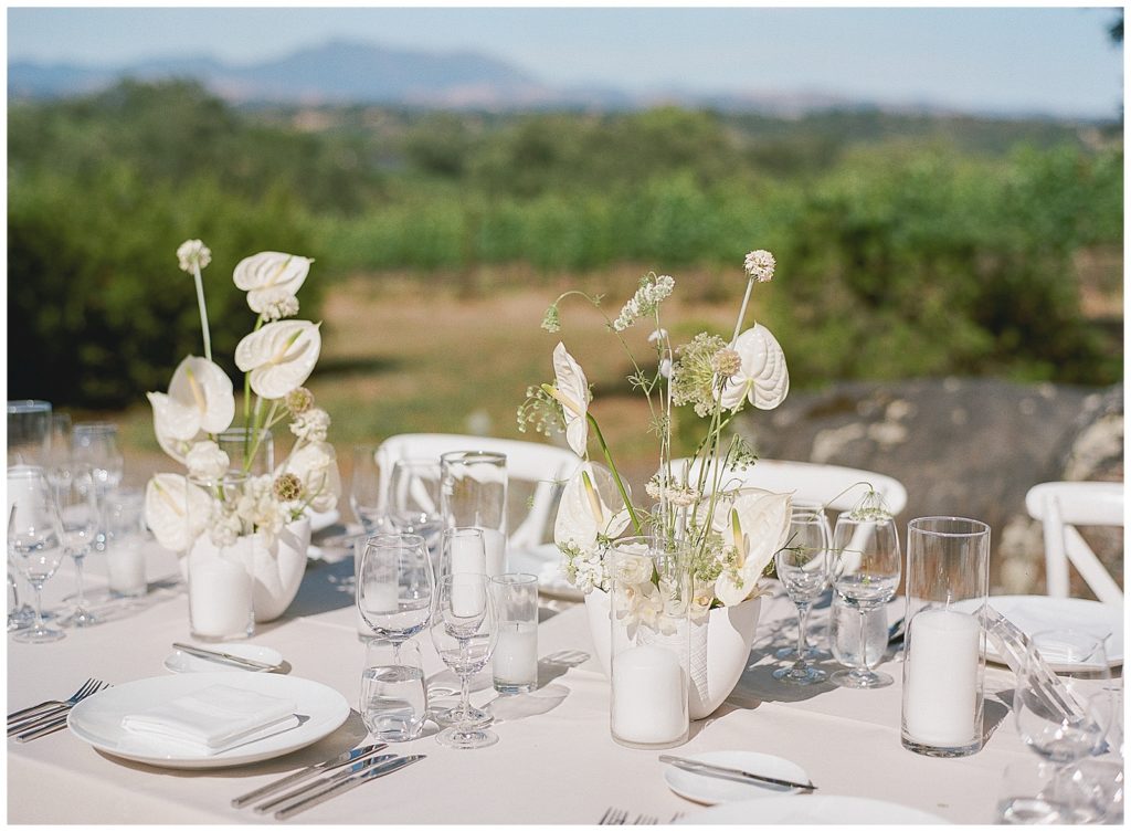 All white Thai inspired wedding at Arista Winery