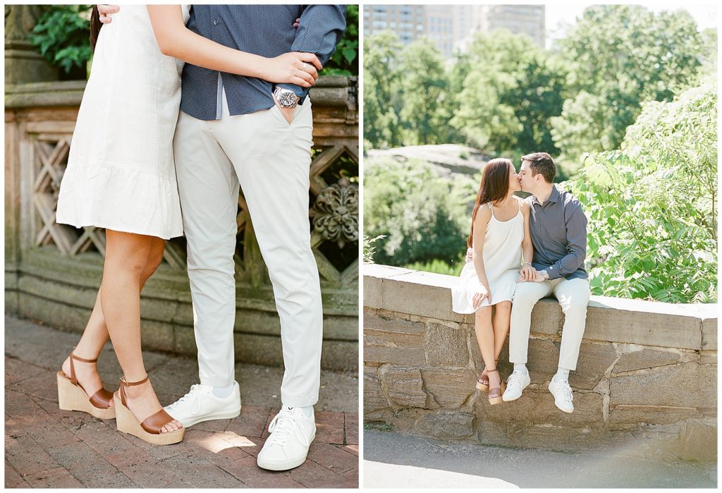 NYC central park engagement photos