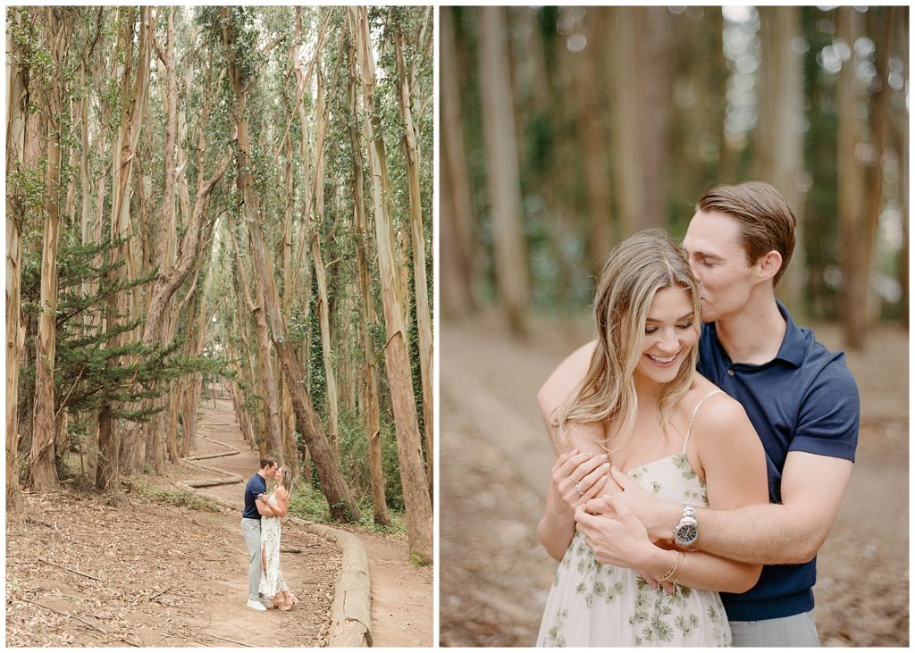 engagement photos at Lover's Lane in SF