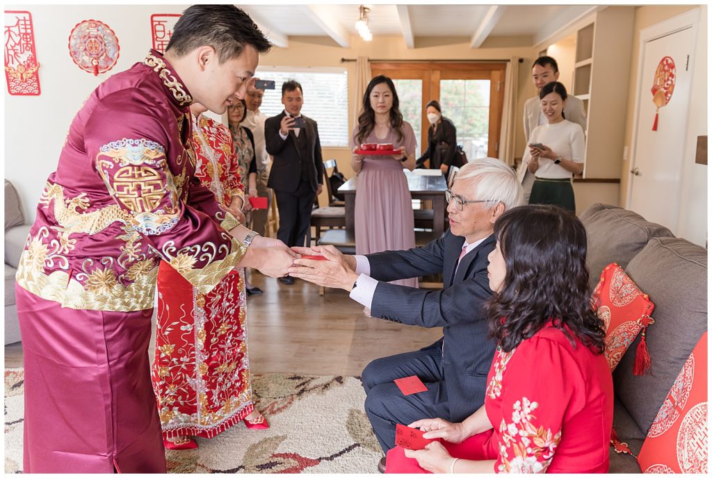 Tea ceremony wedding celebration