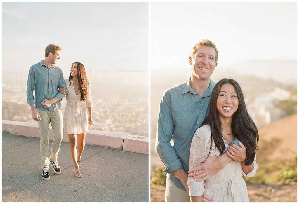 SF engagement photos at Twin Peaks