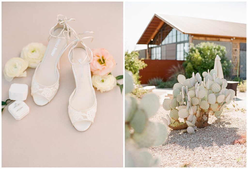 Bella Belle wedding shoes with lace detail