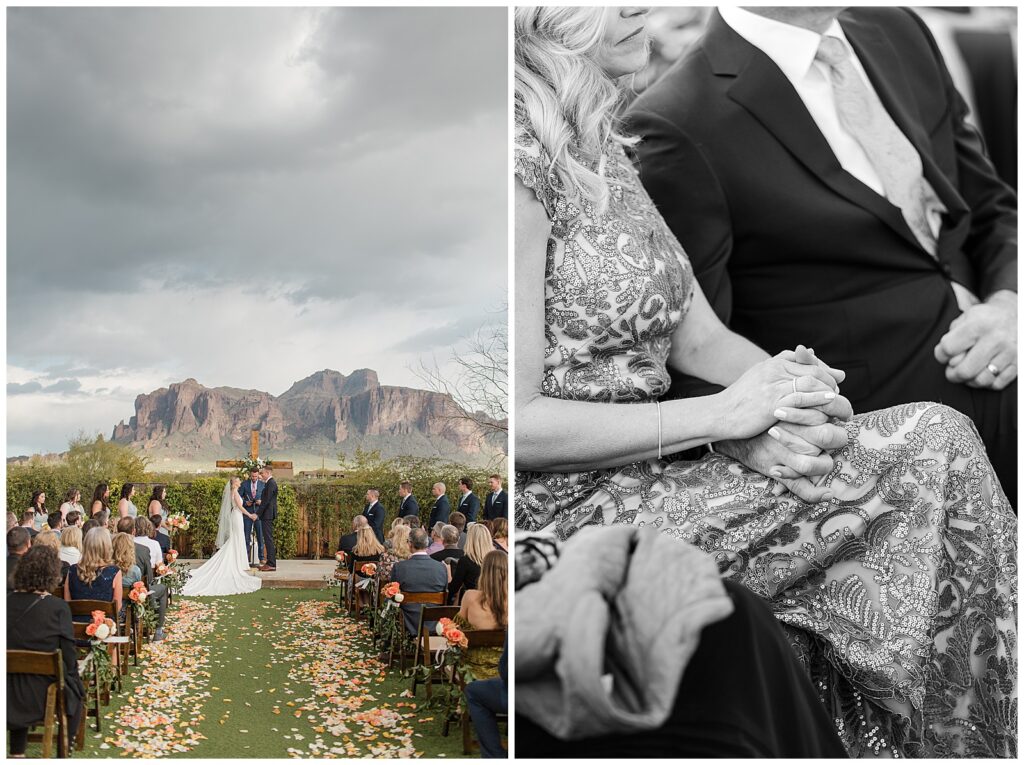 The paseo wedding ceremony in Arizona