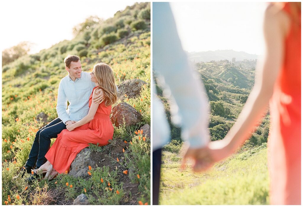 engagement photos in California SF Bay area