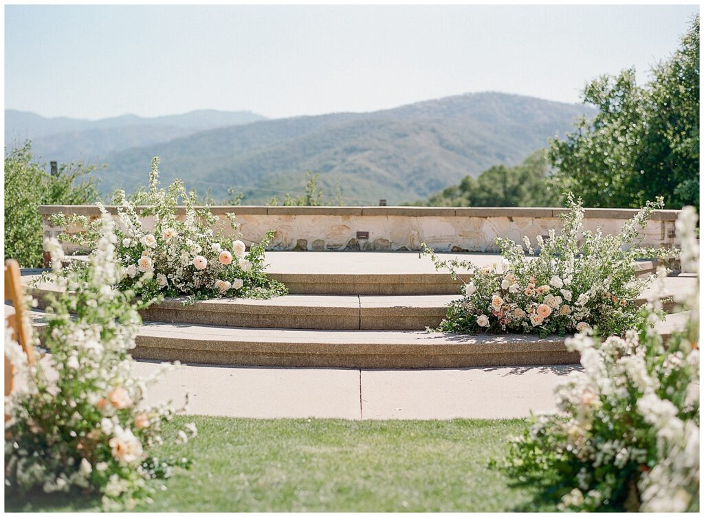 Paeonina florals for Holman Ranch wedding