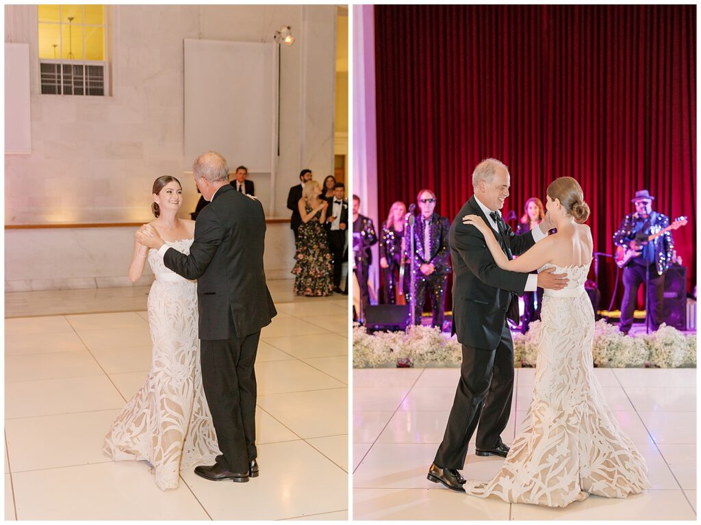 Father daughter dance at SF City hall wedding