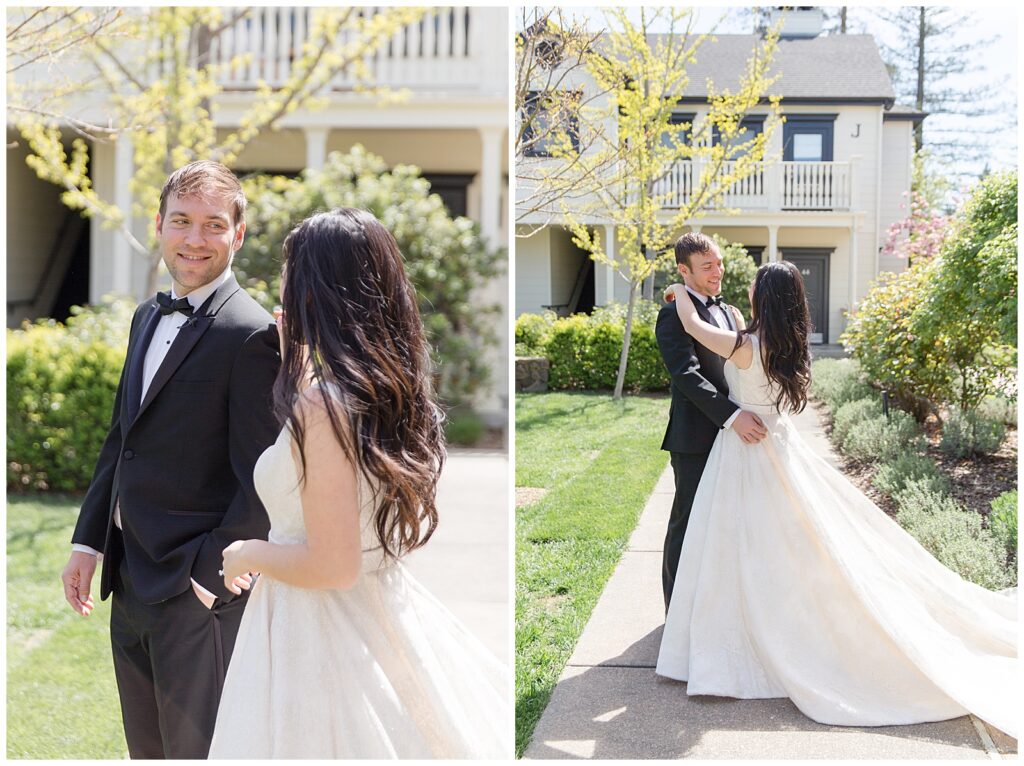 First look at MacArthur Place wedding