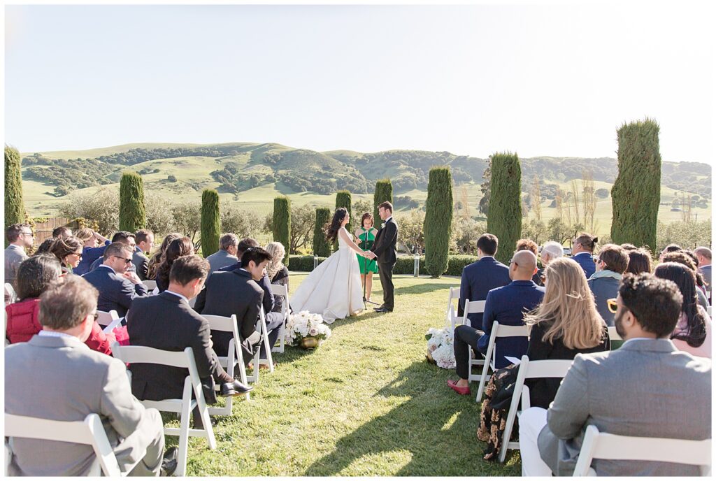 April wedding at Viansa