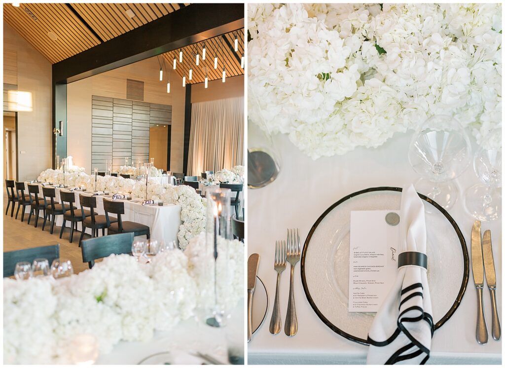 black and white wedding ideas from Stanly Ranch wedding