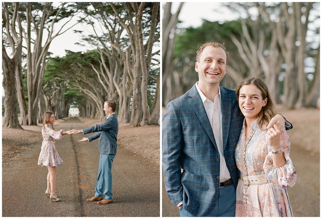 Cypress Tree Tunnel engagement photos