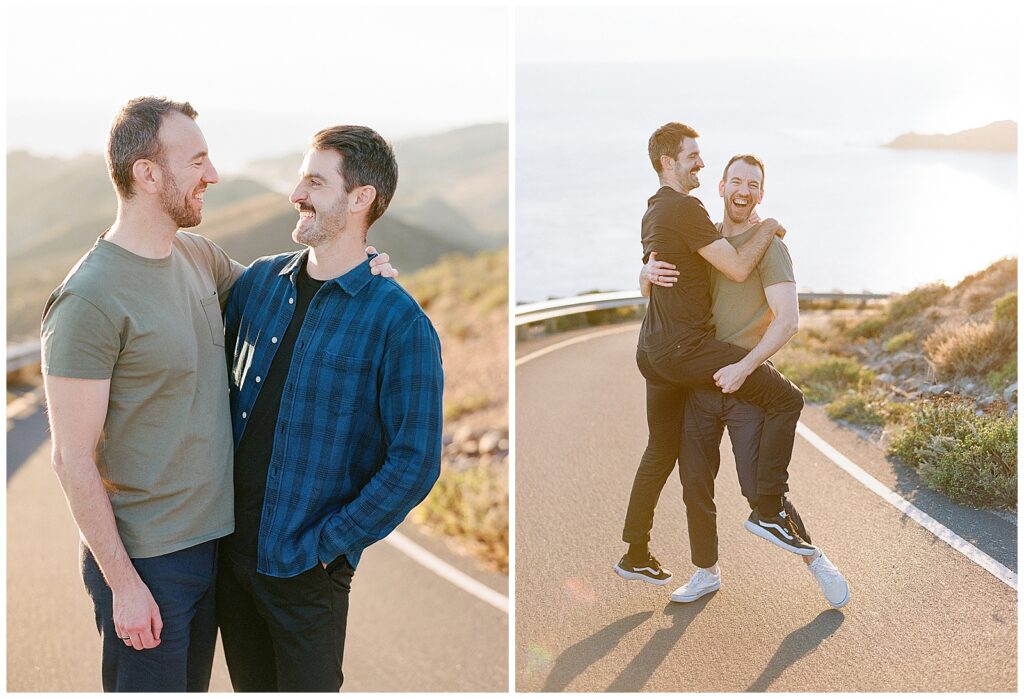 Marin Headlands engagement photos same sex