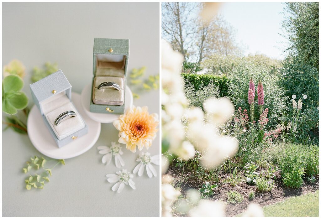 Groom's rings in The Styling Archive boxes