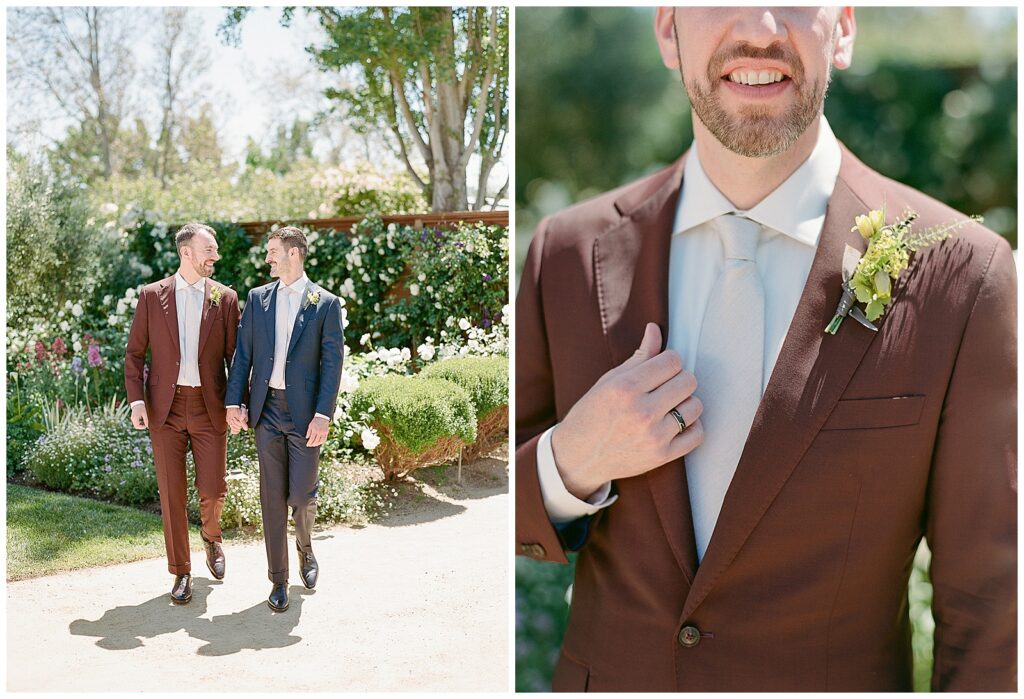 Couple portraits at Cornerstone Sonoma Wedding