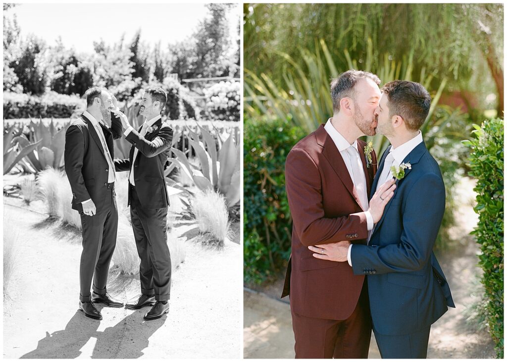 Couple portraits at Cornerstone Wedding Same Sex