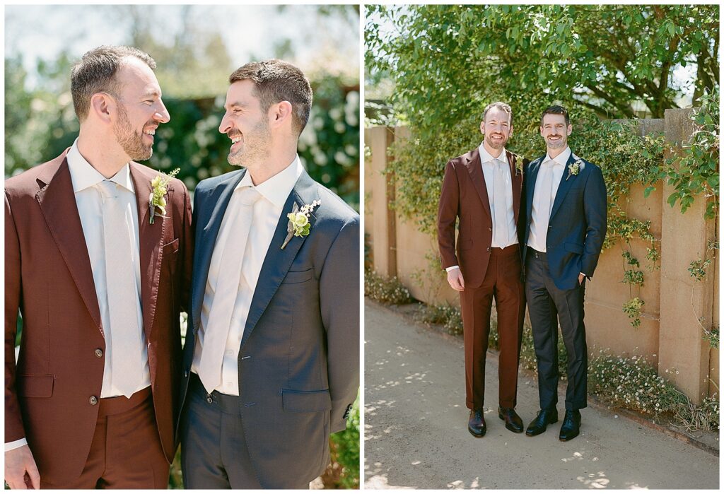 Couple portraits at Cornerstone Wedding Same Sex