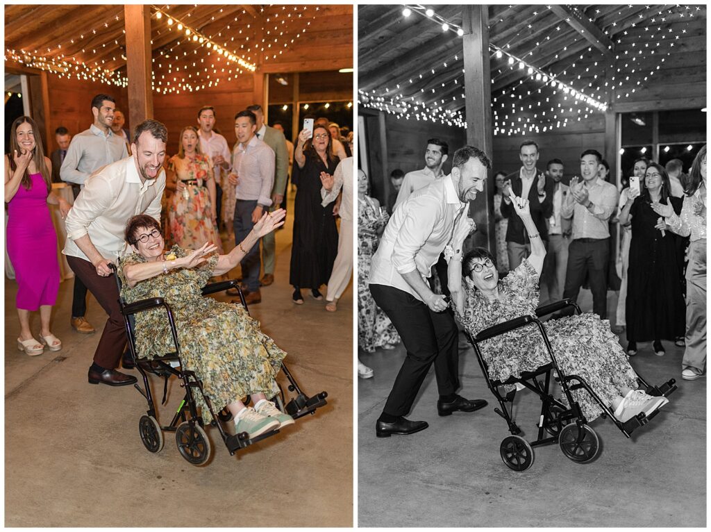 Mother son dance at Cornerstone Sonoma