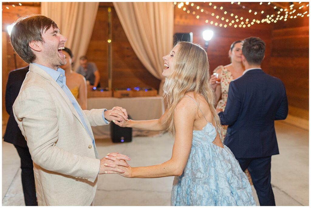 Dancing in the barn at Cornerstone Sonoma