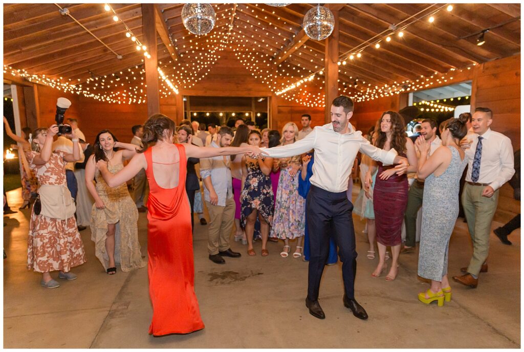 Dancing in the barn at Cornerstone Sonoma