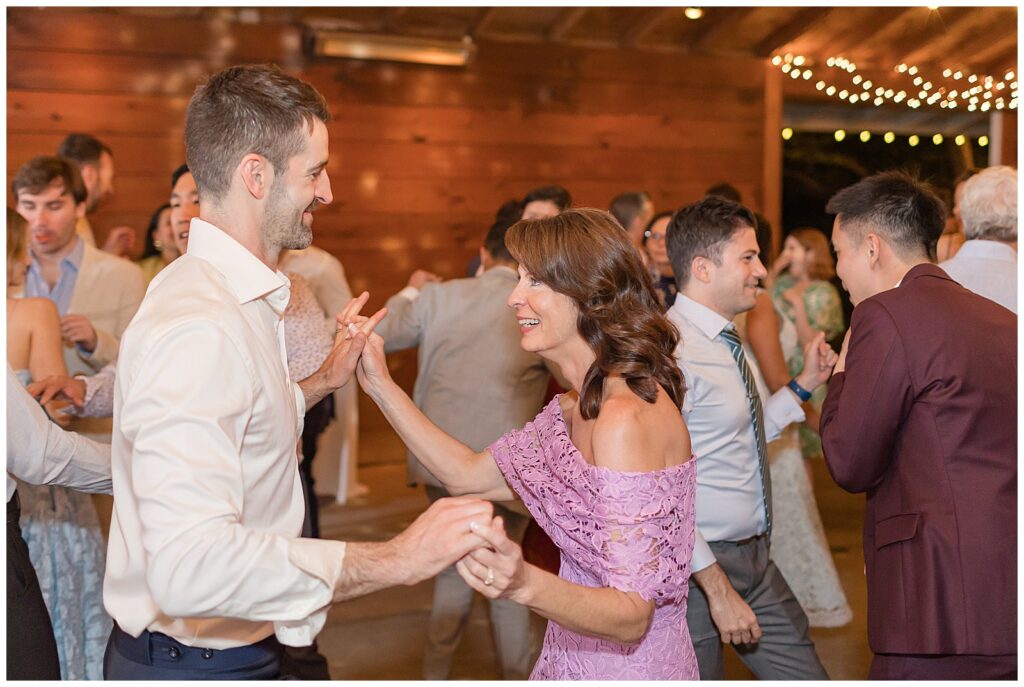 Dancing in the barn at Cornerstone Sonoma