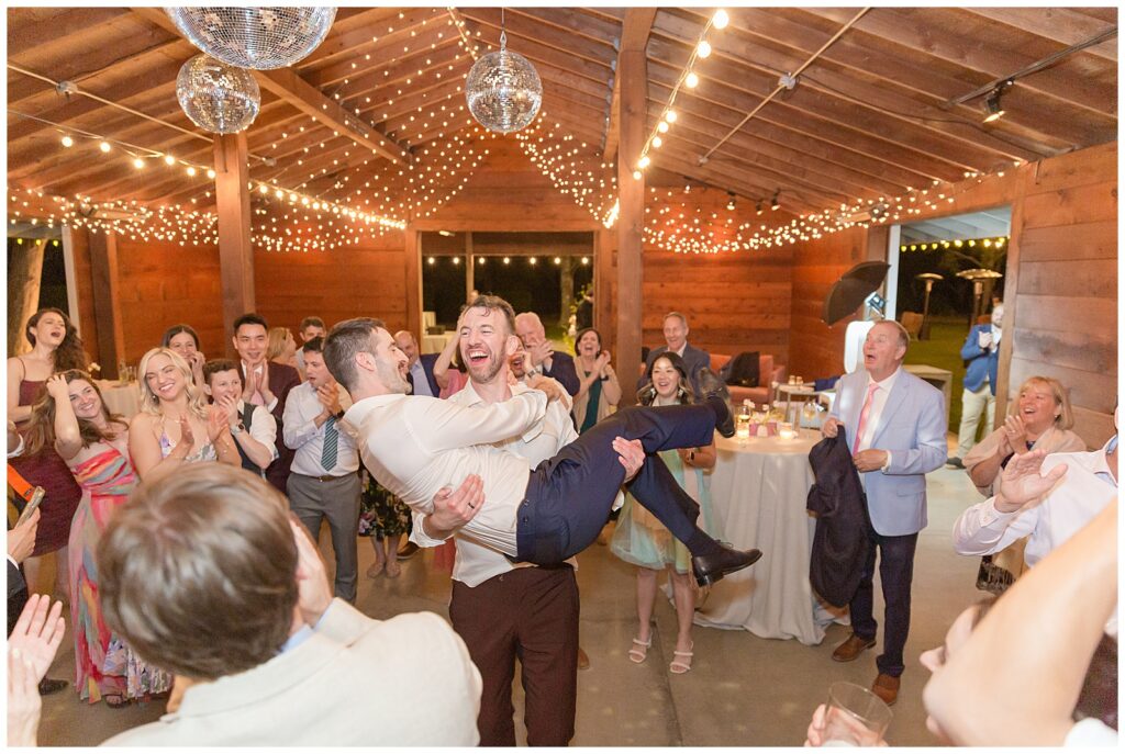 Dancing in the barn at Cornerstone Sonoma